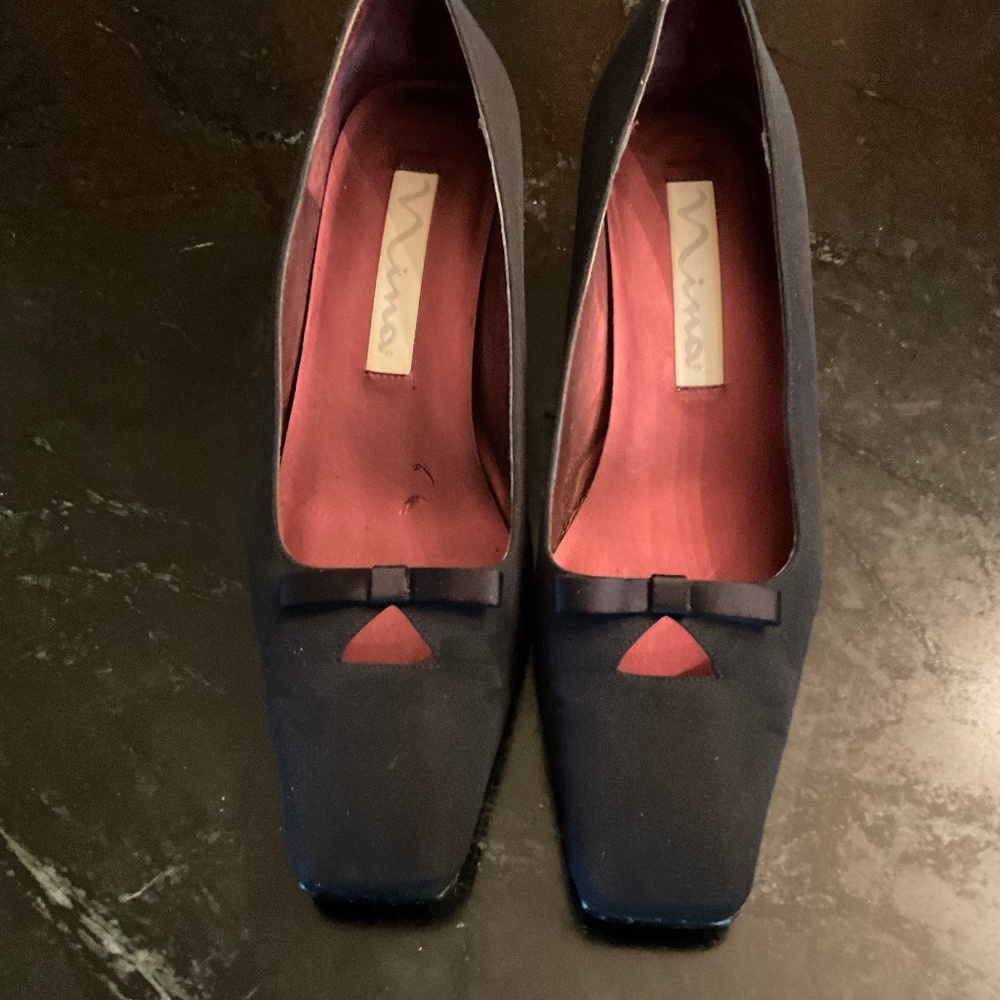 Nina gross grain evening shoes  size 9m